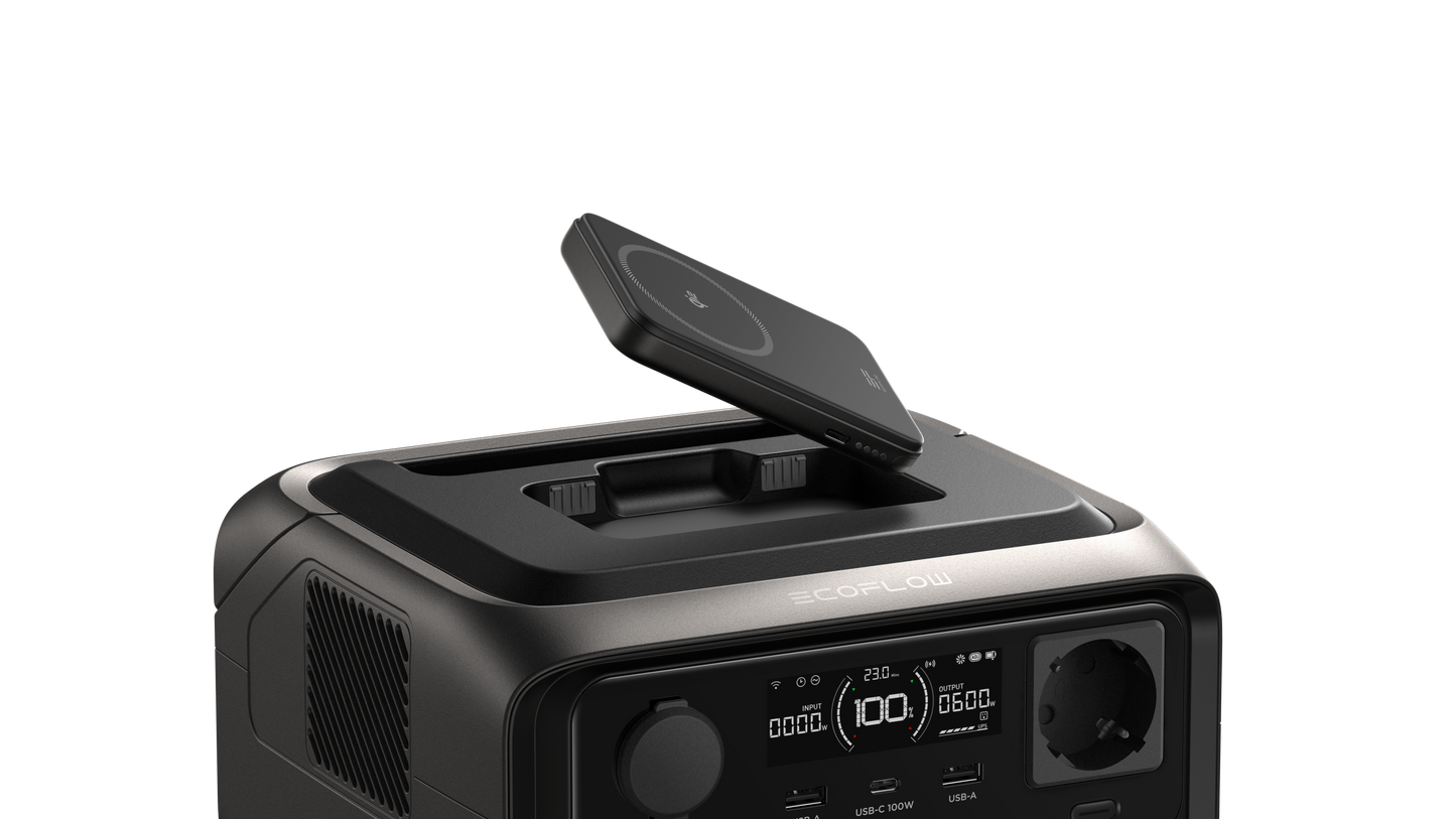 EcoFlow RIVER 3 Plus Wireless 286 Wh, mit Rapid 5k Powerbank, EU Version