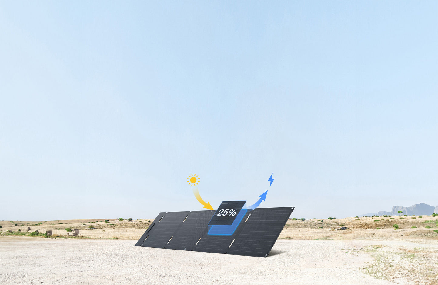EcoFlow Solarpanel 60 Watt faltbar mit Tasche und USB-C Anschluss