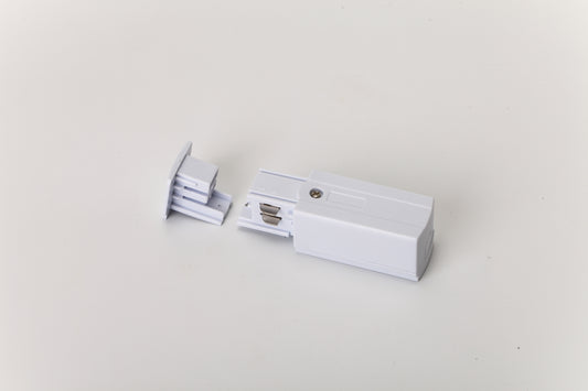Endkappe + Einspeiser für 3-Phasen Schiene (4-Leiter) – DS-TC-FE