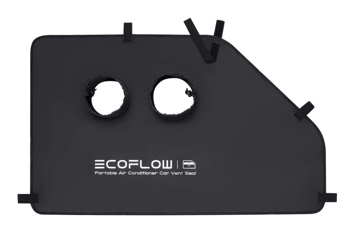 EcoFlow WAVE Car-Vent-Seal | magnetische Kfz-Fensterdurchführung für Zu- und Abluftrohre (alle WAVE Modelle)