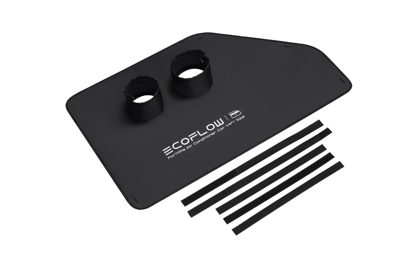EcoFlow WAVE Car-Vent-Seal | magnetische Kfz-Fensterdurchführung für Zu- und Abluftrohre (alle WAVE Modelle)