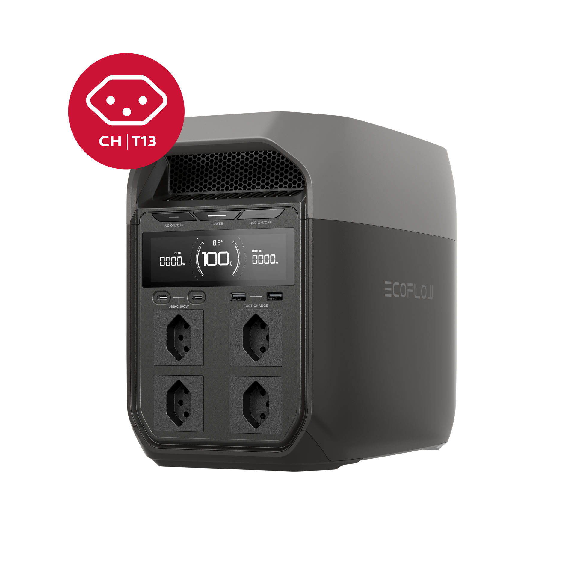 EcoFlow DELTA 3 Powerstation 1024 Wh CH-Version | USV (<10 ms)