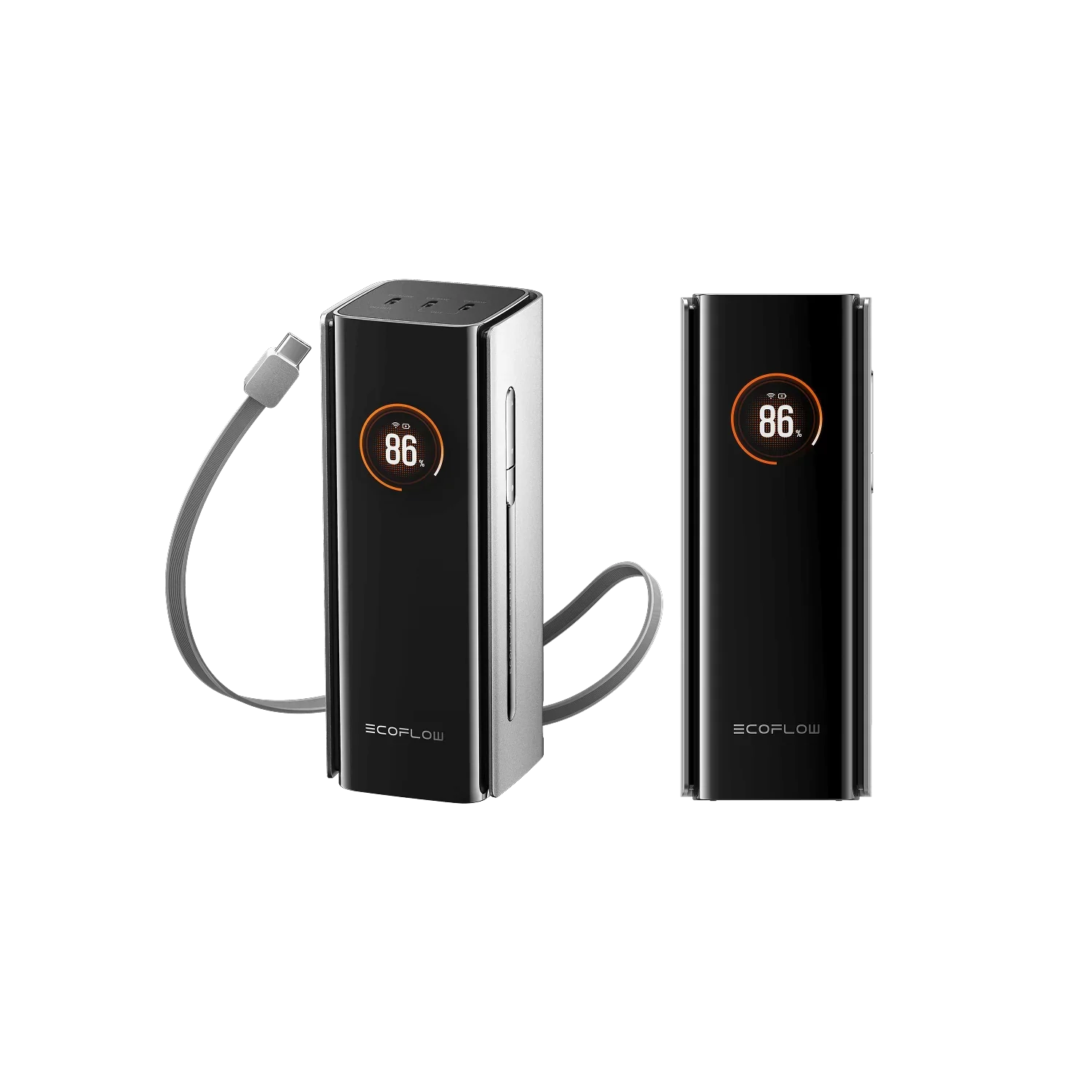 EcoFlow RAPID Pro Powerbank 20'000 mAh grau | 120 W laden, bis zu 230 W entladen | + ausziehbares 100 W USB-C Kabel