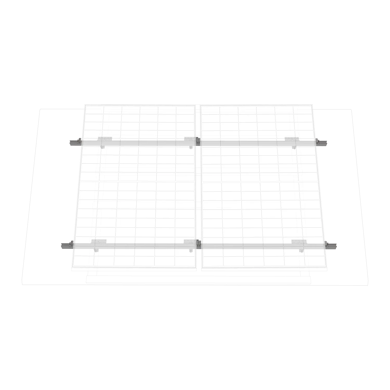 EcoFlow Solarhalterung für Schrägdachkonstruktionen