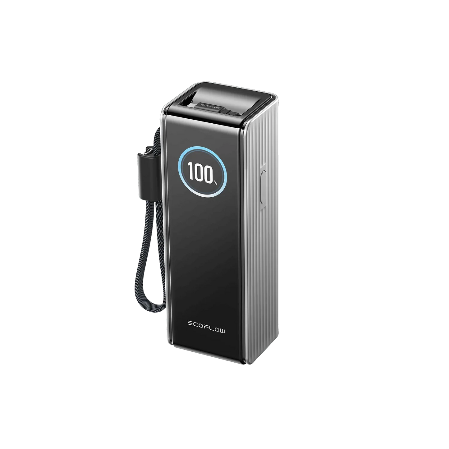 EcoFlow RAPID Powerbank 25'000 mAh grau | 140 W laden, bis zu 170 W entladen | + ausziehbares 100 W USB-C Kabel