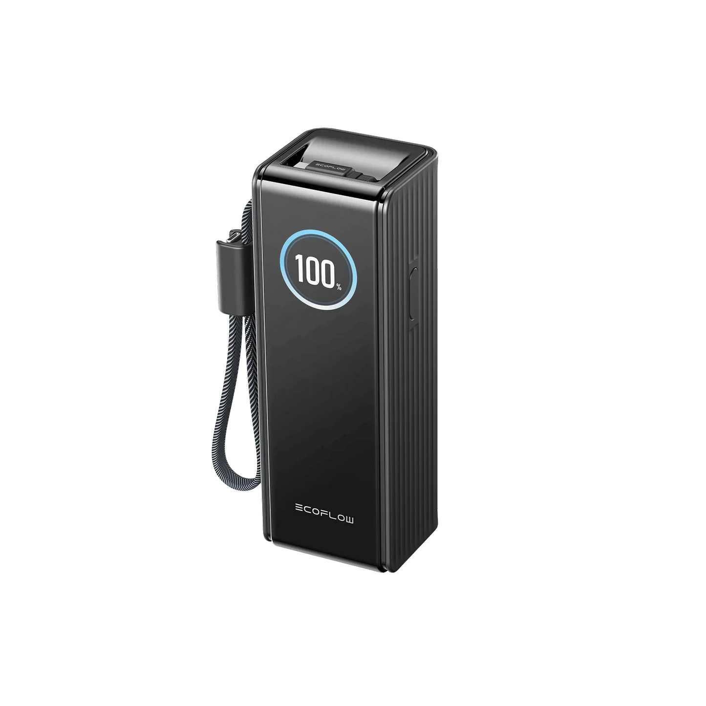 EcoFlow RAPID Powerbank 25'000 mAh schwarz | 140 W laden, bis zu 170 W entladen | + ausziehbares 100 W USB-C Kabel