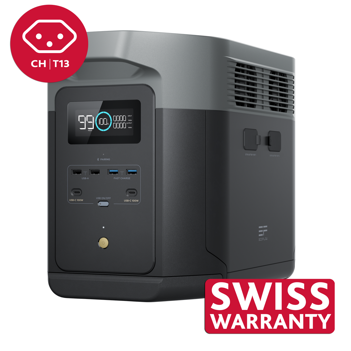 EcoFlow DELTA 2 Max Powerstation 2048 Wh CH-Version