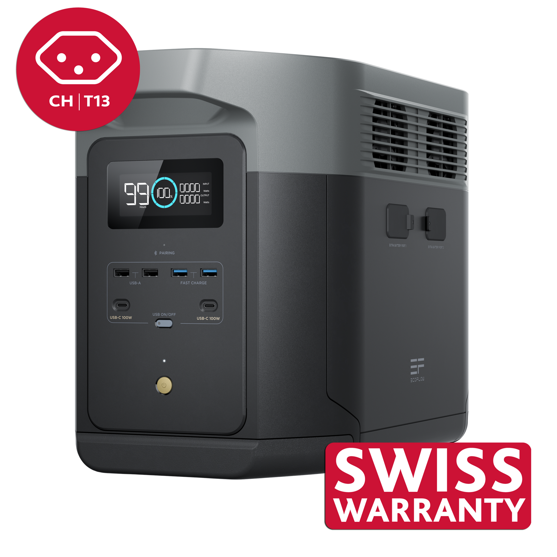 EcoFlow DELTA 2 Max Powerstation 2048 Wh CH-Version
