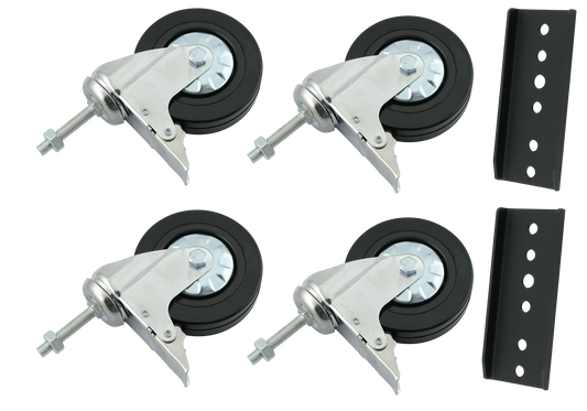 EcoFlow Rollenkit passend zur EcoFlow Halterung für Solarpanele, verstellbar, hängend und stehend