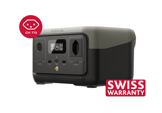 EcoFlow RIVER 2 Powerstation 256 Wh CH-Version
