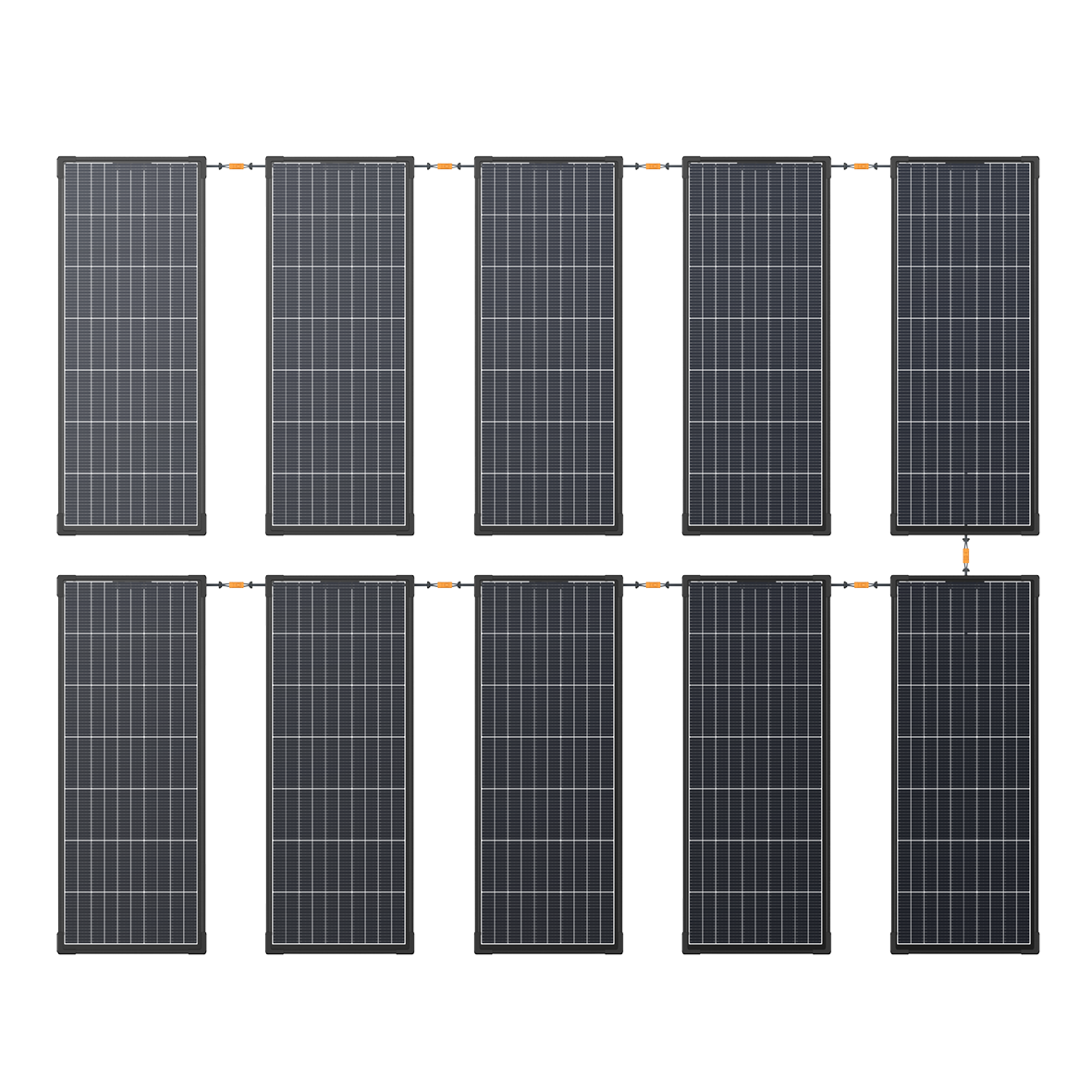 EcoFlow Mono-Solarpanel 130 Watt starr (Set à 2 Stück)