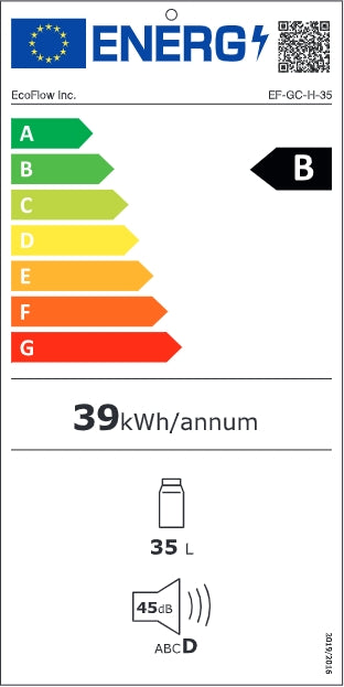 EcoFlow GLACIER Classic 35 Liter | Tragbare Kompressor Kühlbox