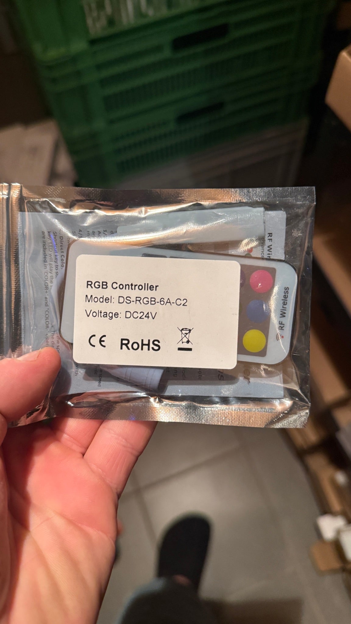 Jelektro LED Controller RGB mit Funkfernbedienung für RGB LED Streifen