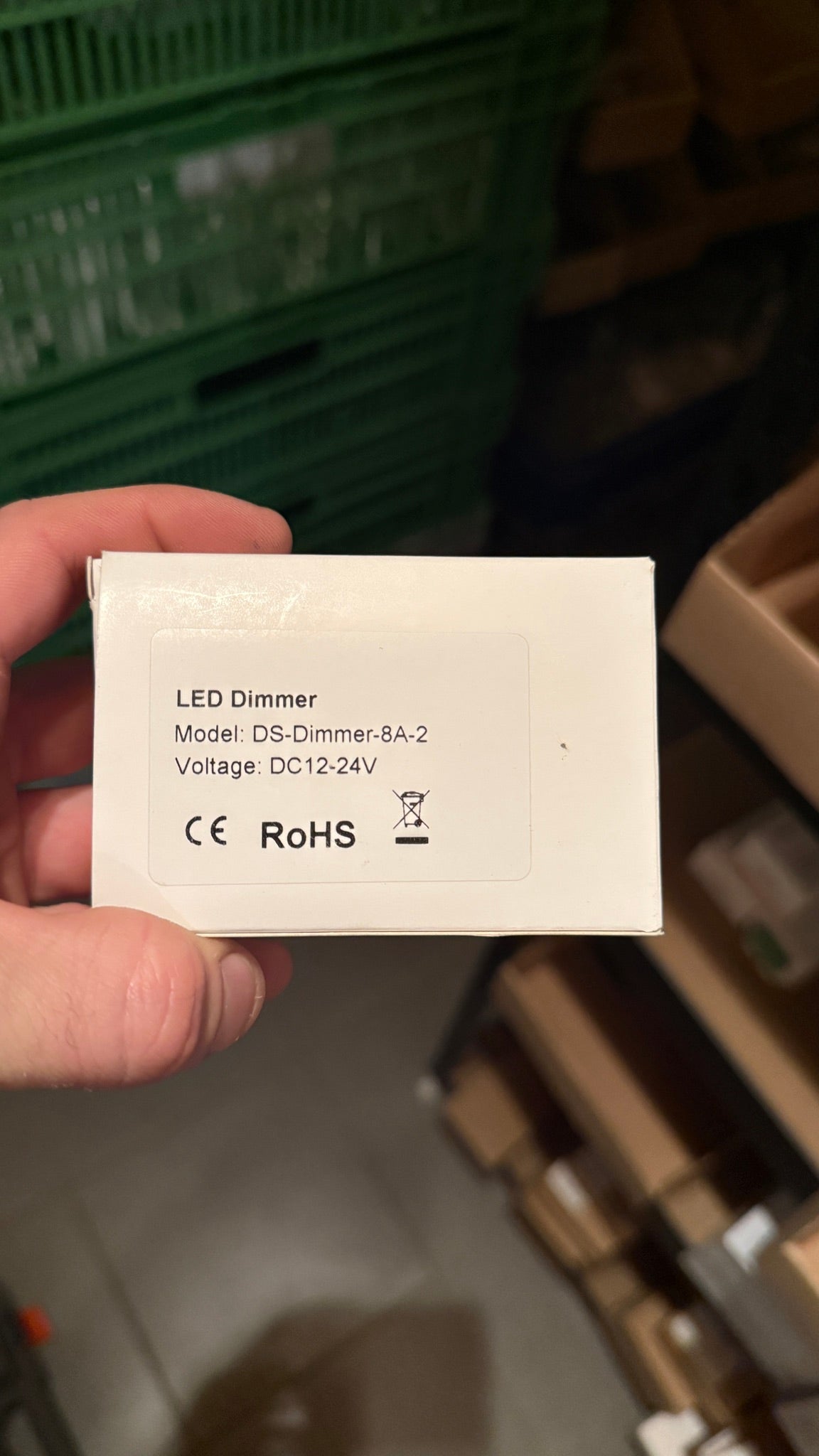Jelektro LED Schnurdimmer 8 A mit Drehregler in der Zuleitung