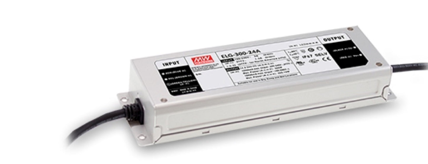 MeanWell LED Netzteil ELG-300-24A, 24 V, 300 W, IP67, zur Miete bei Jelektro