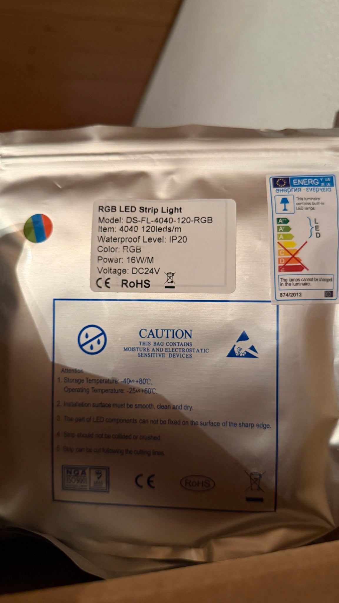 Jelektro LED Streifen RGB mit 120 SMD-4040-LEDs pro Meter, 24 V, IP20