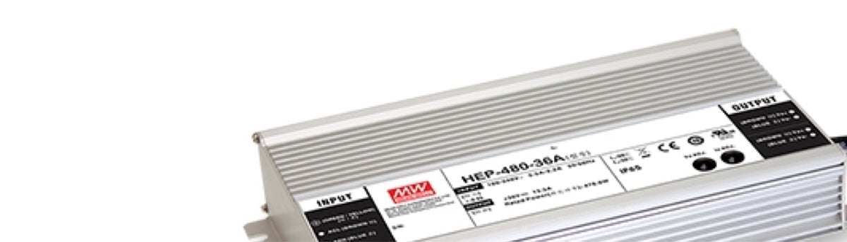 MeanWell Netzteil HEP-480-24A, 24 V, 480 W, IP65, zur Miete bei Jelektro