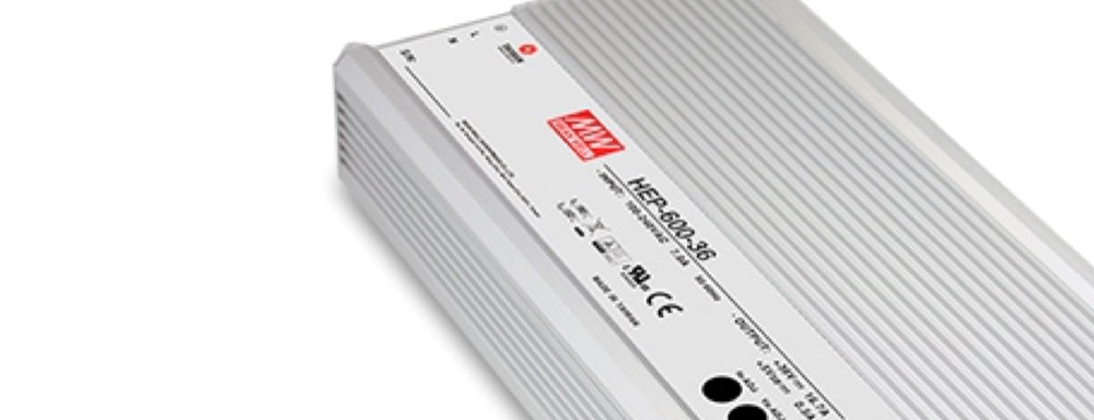 MeanWell Netzteil HEP-600-24, 24 V, 600 W, IP65, zur Miete bei Jelektro